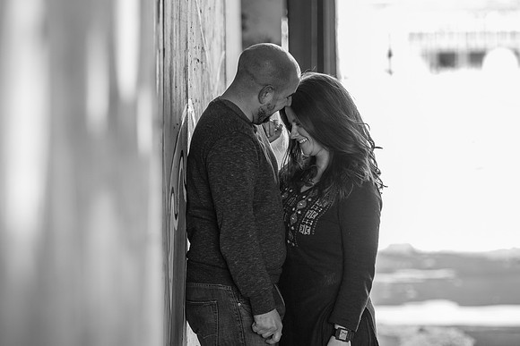 Engagement shoot in Asbury Park, NJ