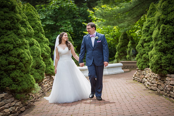 Wedding portraits at Sayen House and Gardens, Hamilton, NJ