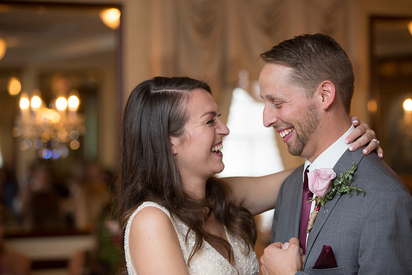 Wedding first dance at the Nassau Inn Princeton, NJ