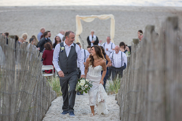 Beach wedding LBI NJ