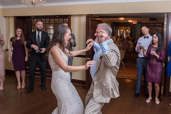 Wedding dancing at the Nassau Inn Princeton, NJ