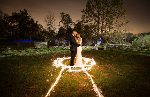 Sparkler portraits at Strawberry Hill Mansion in Titusville, NJ